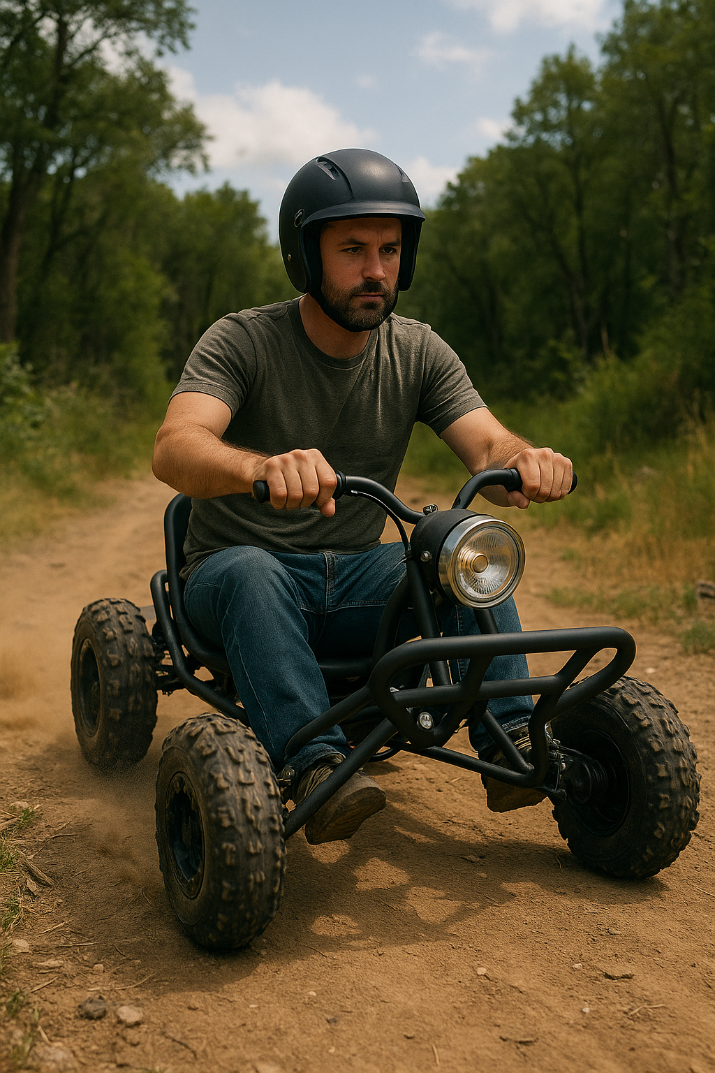 Electric All-terrain Off-road Racing GoKart